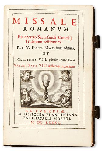 CATHOLIC LITURGY.  Missale Romanum.  1682